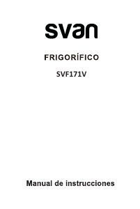 Manual de uso Svan SVF171V Frigorífico combinado