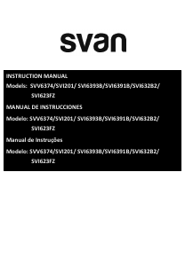 Manual de uso Svan SVI201 Placa