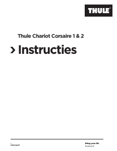 Handleiding Thule Chariot Corsaire 2 Fietskar