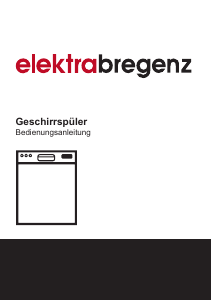 Bedienungsanleitung Elektra Bregenz GS 54380 W Geschirrspüler
