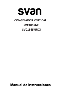 Handleiding Svan SVC1865NF Vriezer