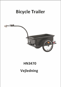 Brugsanvisning Harald Nyborg HN3470 Cykelanhænger