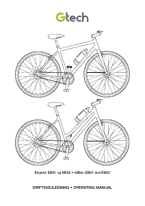 Handleiding Gtech EB01 Elektrische fiets