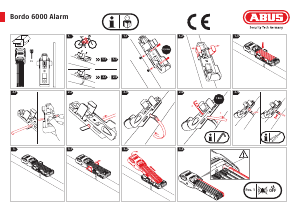 Manual de uso Abus BORDO 6000 Alarm Candado para bicicleta