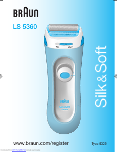 Brugsanvisning Braun LS 5360 Silk & Soft Barbermaskine