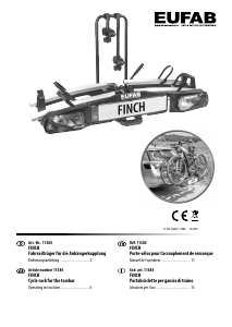 Manuale EUFAB Finch Portabiciclette