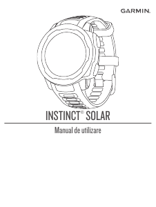 Manual Garmin Instinct Solar Ceas inteligent