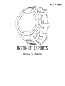 Manual Garmin Instinct Esports Ceas inteligent