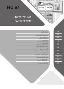 Manuale Haier HTW7720ENMP Frigorifero-congelatore