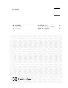 Manual de uso Electrolux EI24ID30QS Lavavajillas