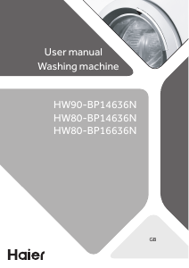 Manual Haier HW80-BP16636N Washing Machine