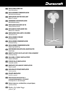 Manuál Duracraft DS-640E Větrák