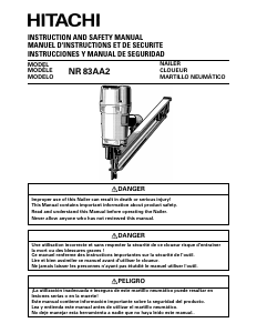 Manual de uso Hitachi NR 83AA2 Clavadora