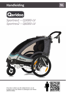 Manuál Qeridoo Sportrex1 Přívěsný vozík za kolo