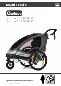 Manuál Qeridoo Sportrex2 Přívěsný vozík za kolo