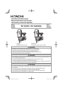 Manual de uso Hitachi NV 65AN Clavadora