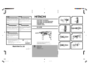Bruksanvisning Hitachi DH 20PB Borhammer