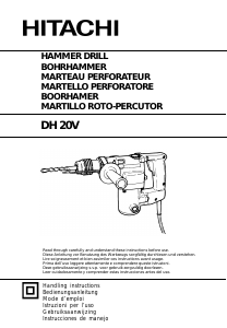 Handleiding Hitachi DH 20V Boorhamer