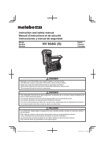 Mode d’emploi Metabo NV 90AG(S) Cloueur