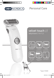 Manual OBH Nordica 5568 Velvet Touch Shaver