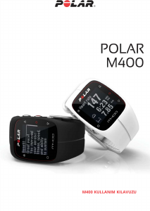 Kullanım kılavuzu Polar M400 Spor kol saati