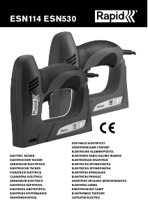 Instrukcja Rapid ESN114 Zszywacz