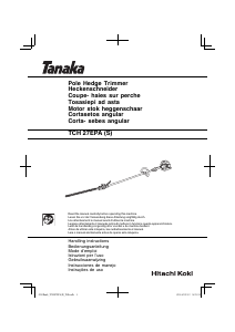 Manual de uso Tanaka TC H27EPA(S) Tijeras cortasetos