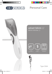 Brugsanvisning OBH Nordica 5564 Velvet Bikini Bikini trimmer
