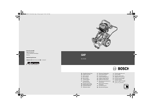 Manuale Bosch GHP 8-15 XD Idropulitrice