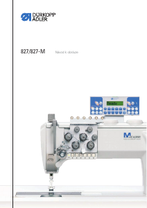 Manuál Durkopp Adler 827-M Secí stroj