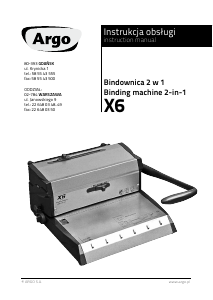 Manual Argo X6 Binding Machine