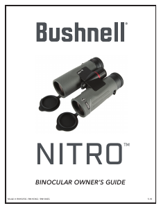 Manual de uso Bushnell Nitro Prismáticos