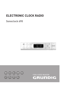 Εγχειρίδιο Grundig Sonoclock 690 Ξυπνητήρι ραδιόφωνο