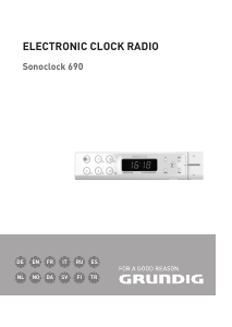 Kullanım kılavuzu Grundig Sonoclock 690 Radyolu çalar saat