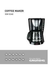 Manual Grundig KM 5260 Coffee Machine
