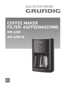 Manual Grundig KM 6280 W Máquina de café