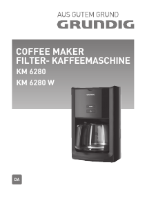 Brugsanvisning Grundig KM 6280 W Kaffemaskine