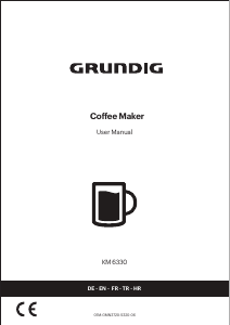 Manual Grundig KM 6330 Coffee Machine