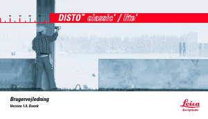 Brugsanvisning Leica Disto Lite4 Laser afstandsmåler