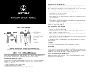 Manual Leupold BX-2 Alpine HD Binoculars