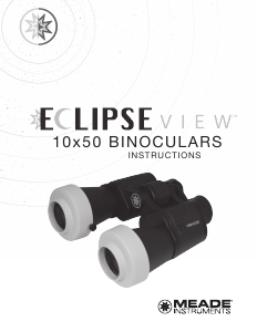 Manual Meade EclipseView 10x50 Binoculars