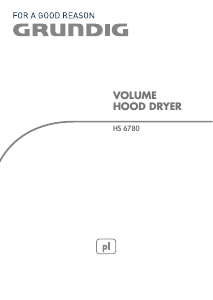 Instrukcja Grundig HS 6780 Suszarka do włosów