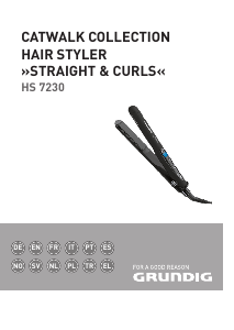 Manual de uso Grundig HS 7230 Plancha de pelo