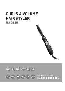 Manuale Grundig HS 3120 Modellatore per capelli