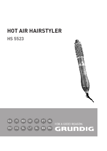 Εγχειρίδιο Grundig HS 5523 Στυλιστικό μαλλιών