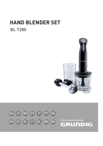 Manuale Grundig BL 7280 Frullatore a mano