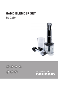 Manual Grundig BL 7280 Hand Blender