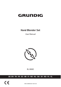 Brugsanvisning Grundig BL 8680 Stavblender