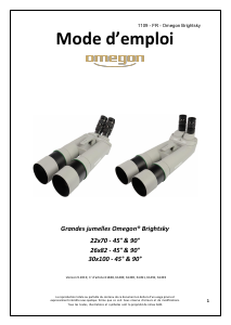 Mode d’emploi Omegon Brightsky 30x100 Jumelles