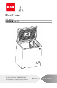 Handleiding RCA RFRF710-B Vriezer